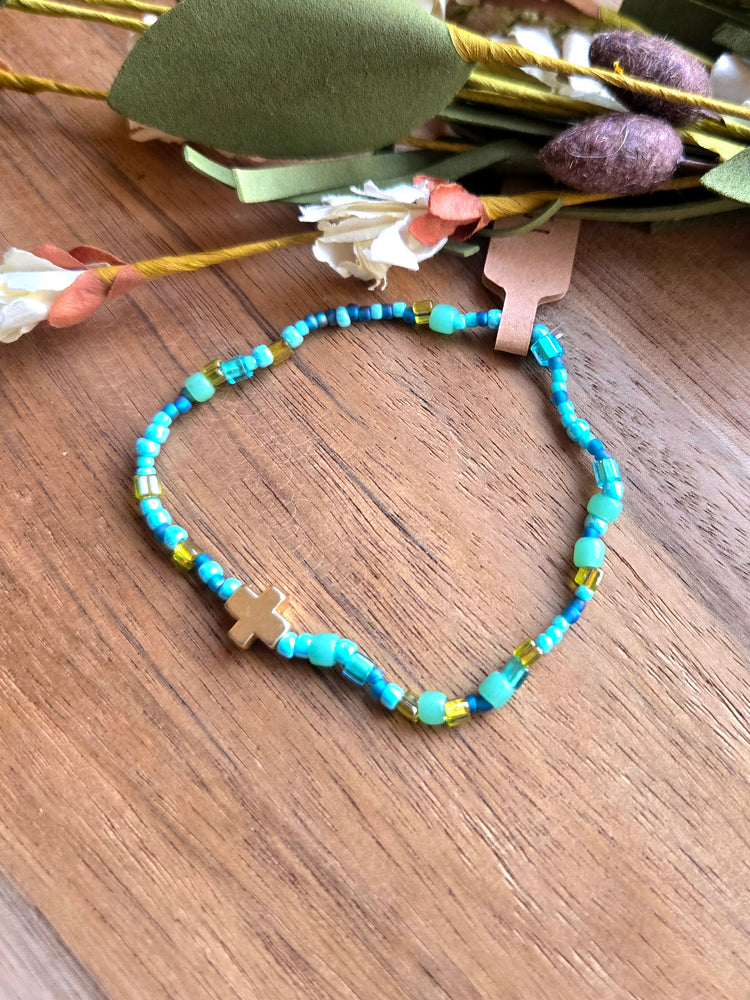 Seeds of Hope Cross Bracelet