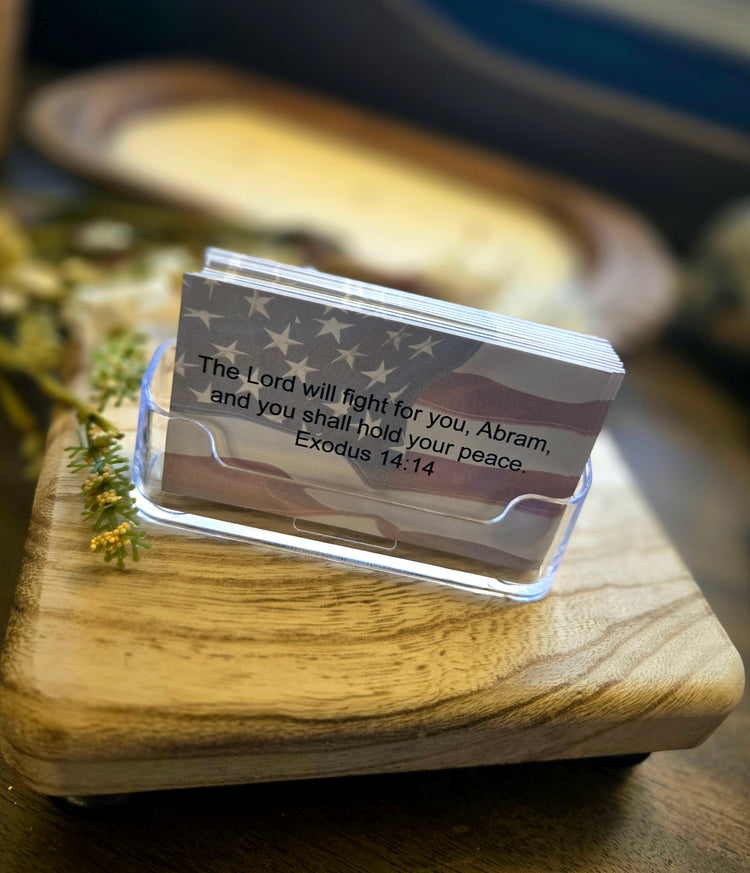 Personalized Scripture Cards - Patriotic