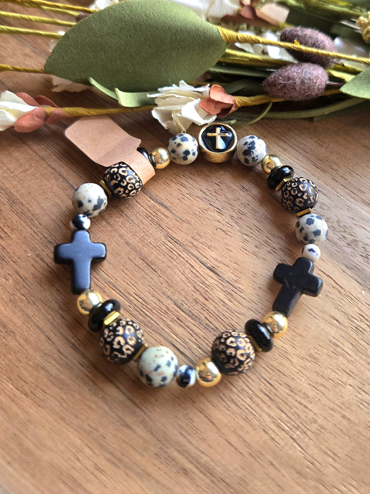 Courageous Hope Cross Bracelet