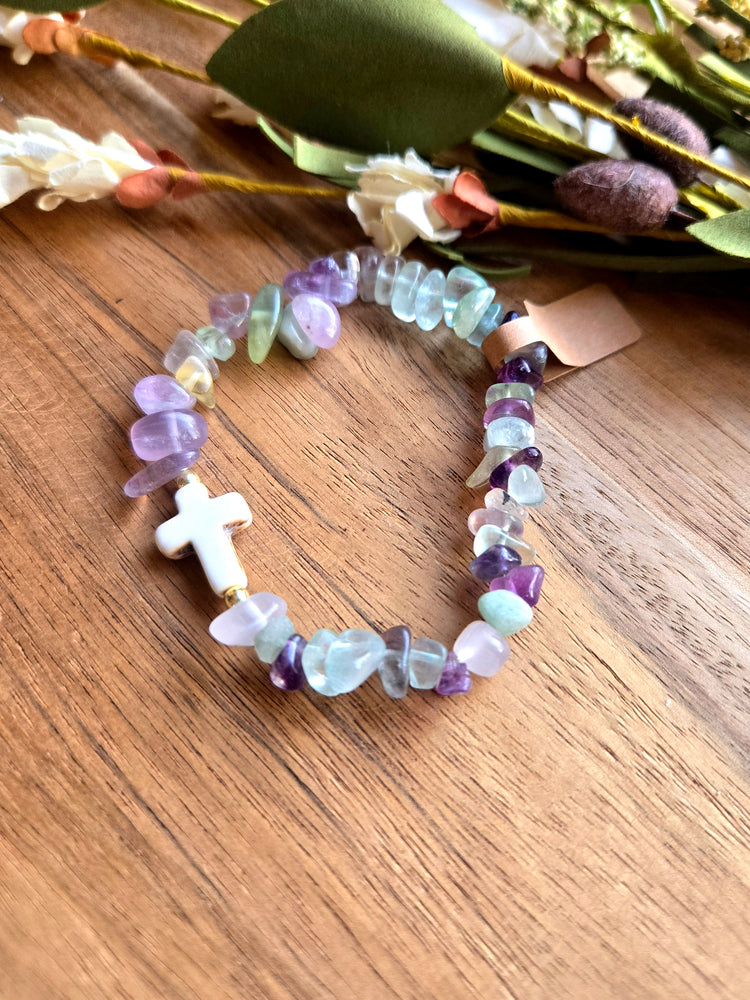 Faithful Journey Cross Bracelet