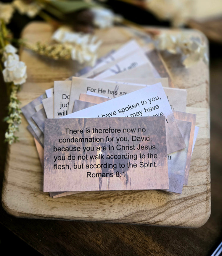 Personalized Scripture Cards - Deer