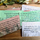 Woodland Personalized Scripture Cards