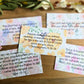 Floral Personalized Scripture Cards