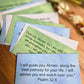 Blue/Green Personalized Scripture Cards