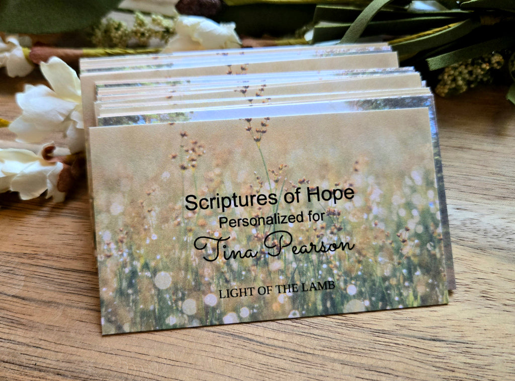 Personalized Scripture Cards - Sunrise
