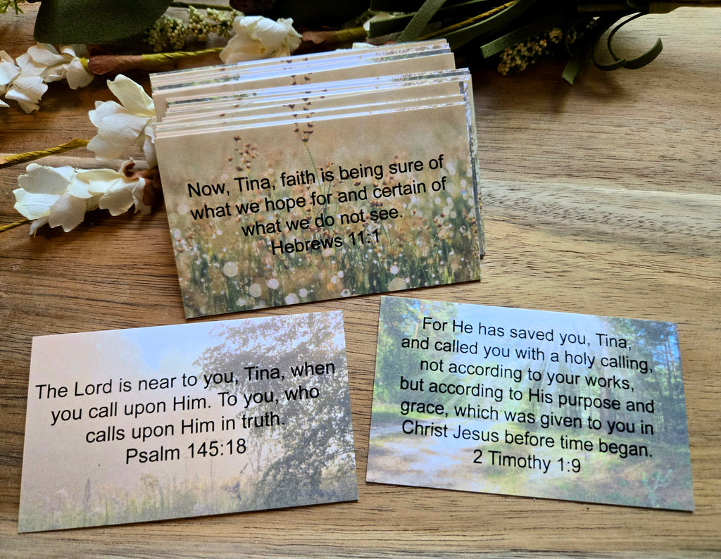 Personalized Scripture Cards - Sunrise