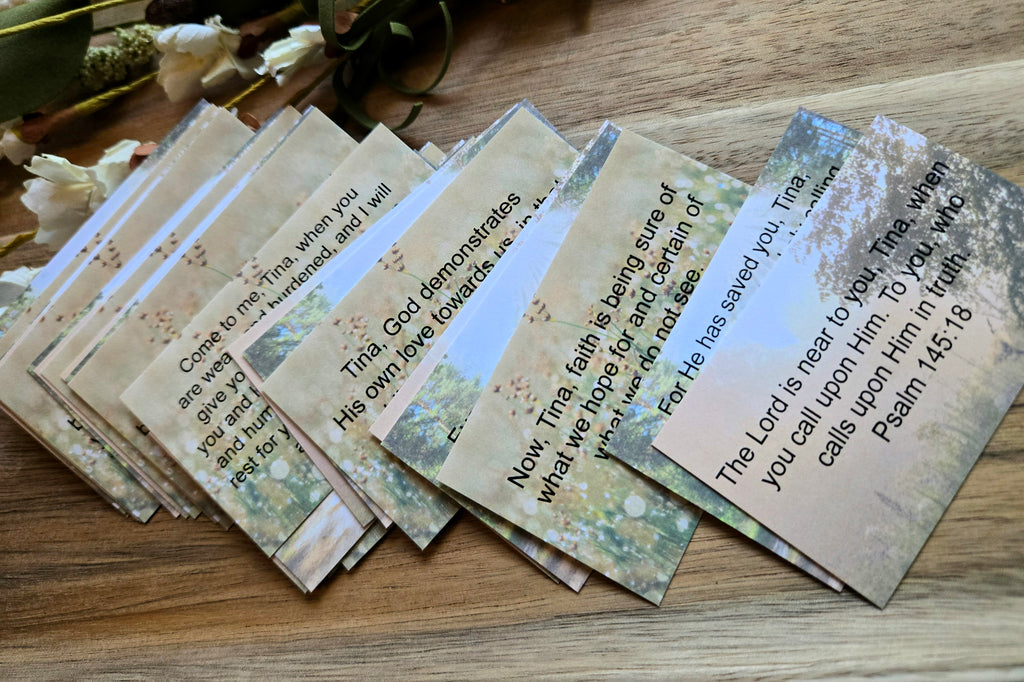 Personalized Scripture Cards - Sunrise