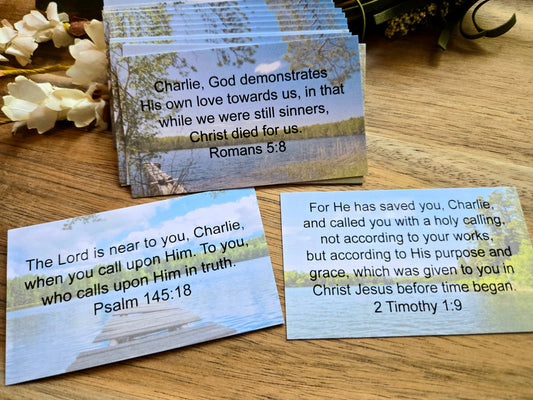 Personalized Scripture Cards (Lake)