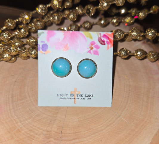 Sky Blue Studs