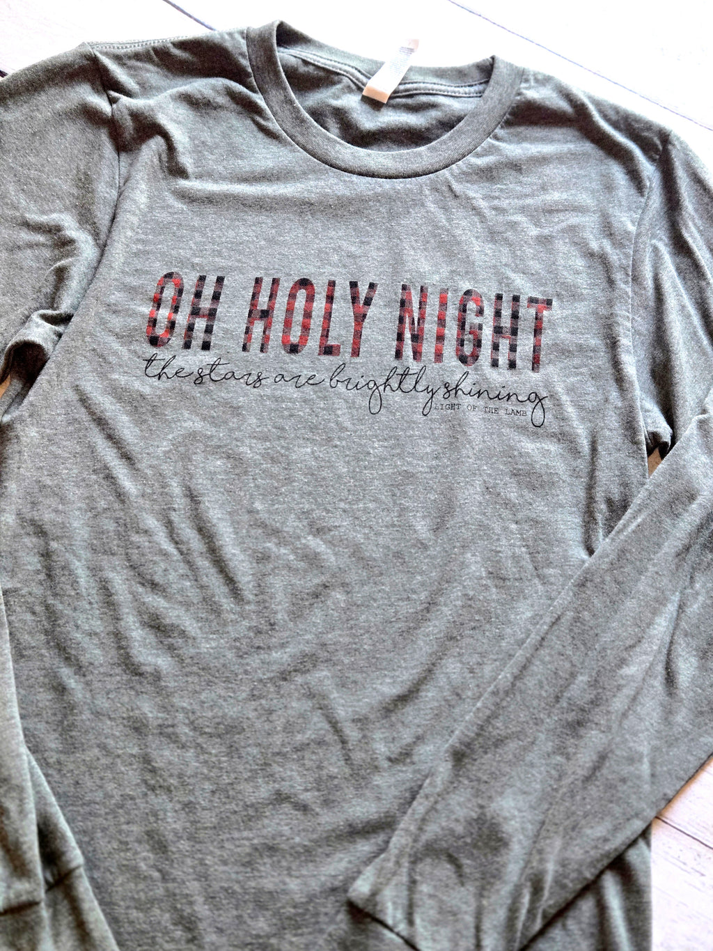 Plaid Oh Holy Night