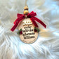 Personalized 2025 Family Name Ornament