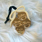 Personalized Mirrored Gold Bell Ornament
