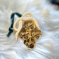 Personalized Mirrored Gold Bell Ornament