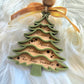Personalized Green Family Christmas Tree Ornament