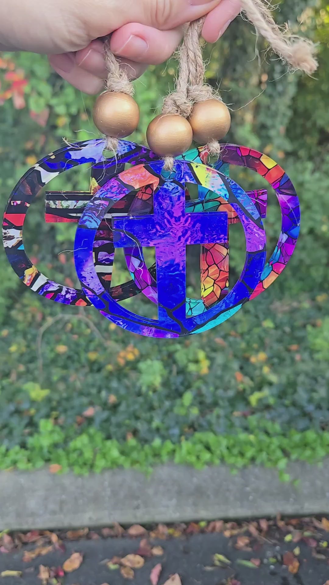 Mosaic Car Hanger