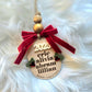 Personalized 2025 Family Name Ornament