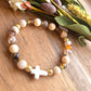 Radiant Faith Neutral Cross Bracelet