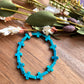 Bold Faith Teal Cross Bracelet