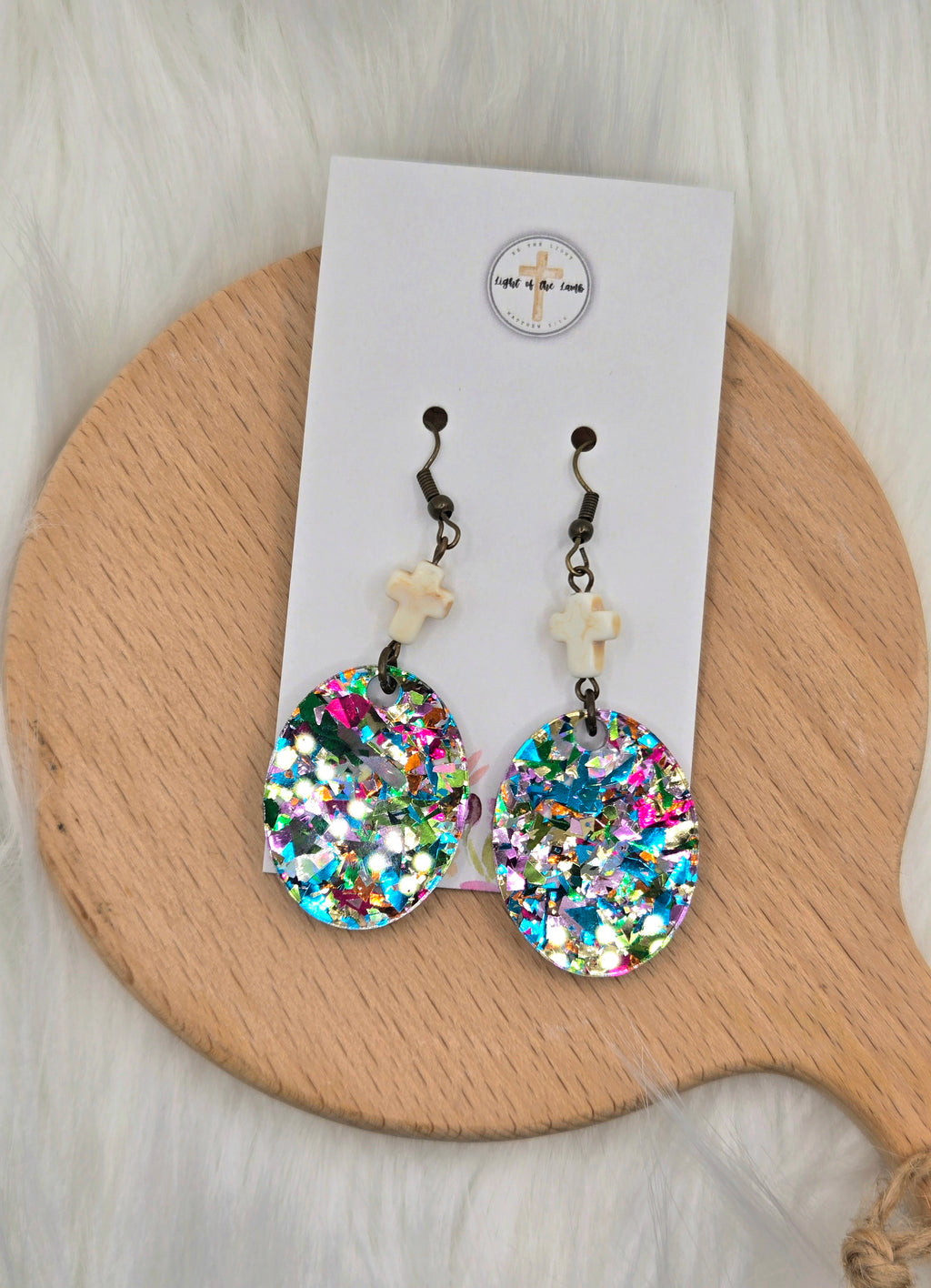 Joy Overflowing Earrings - Oval