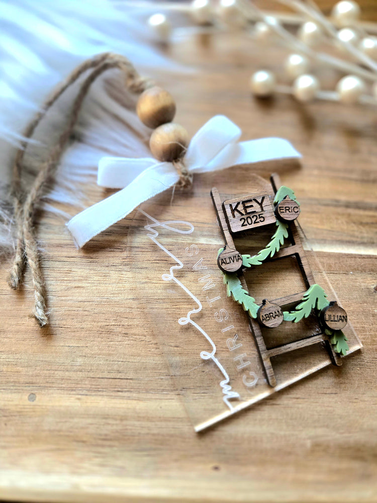 Personalized Family Ladder Ornament