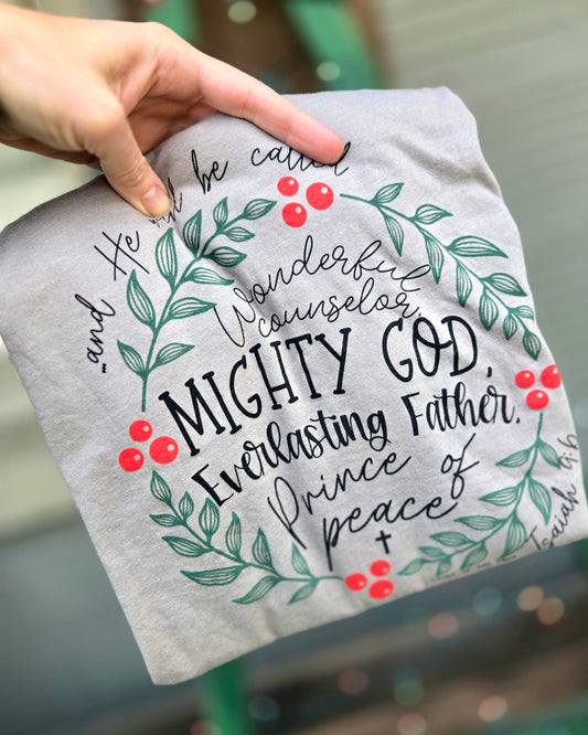 Mighty God Long Sleeve Tee