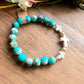 Turquoise Triple Cross Bracelet