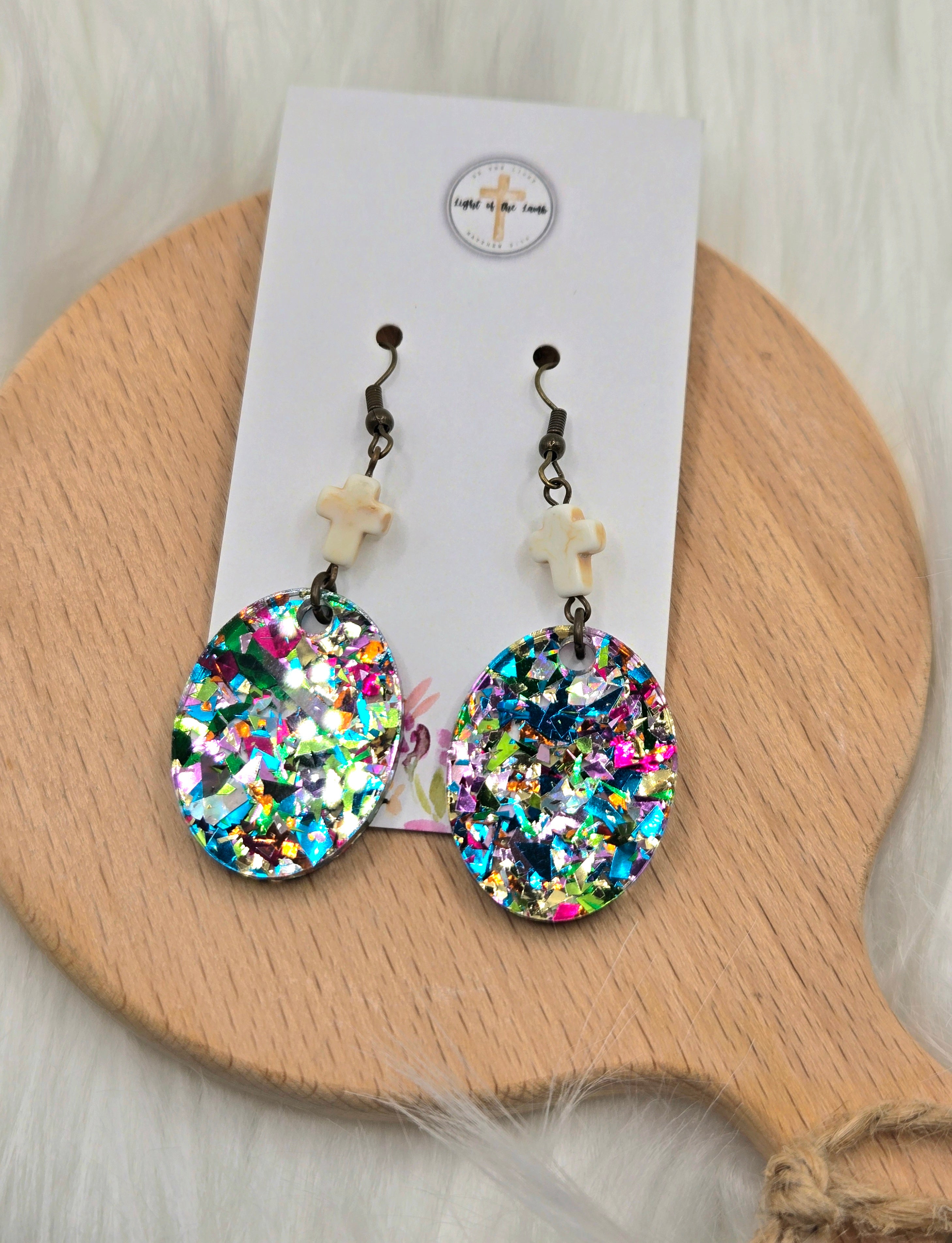 Joy Overflowing Earrings - Oval