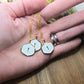 White Cross Charm Necklace