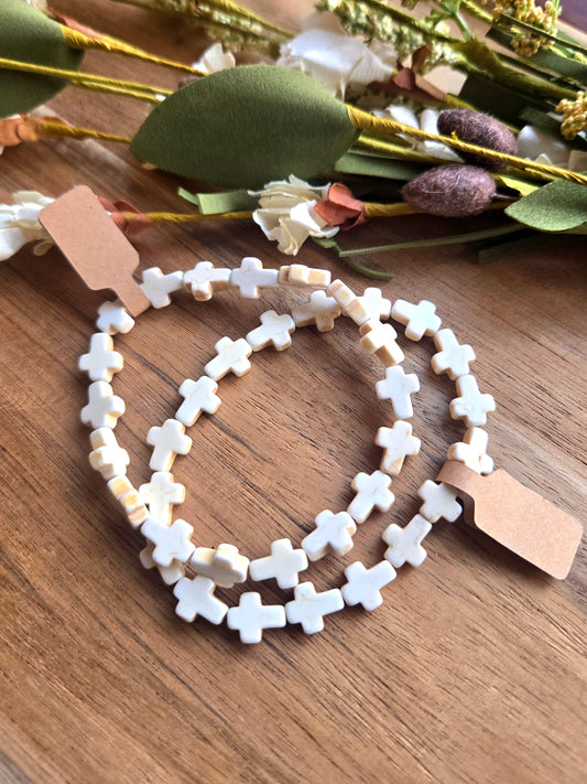 Unashamed Faith Cross Bracelet