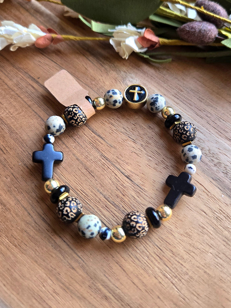 Courageous Hope Cross Bracelet