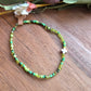 Green Meadow Cross Bracelet
