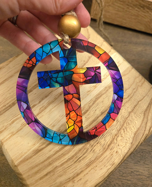 Stained Glass Car Hanger