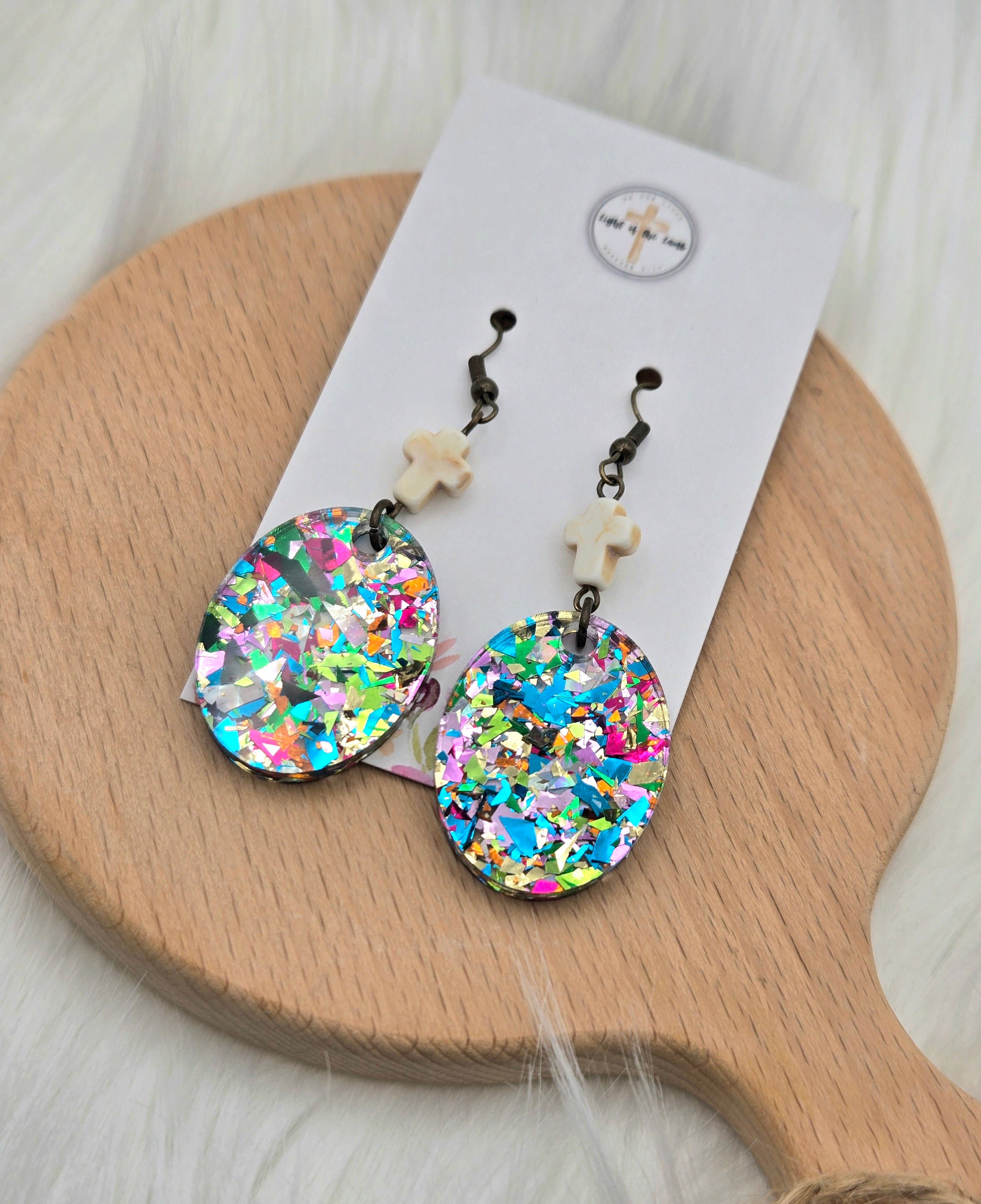 Joy Overflowing Earrings - Oval