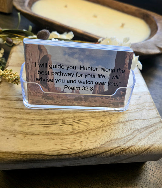 Personalized Scripture Cards - Desert