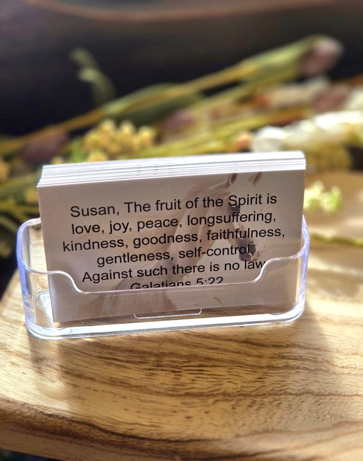 Personalized Scripture Cards - Horse