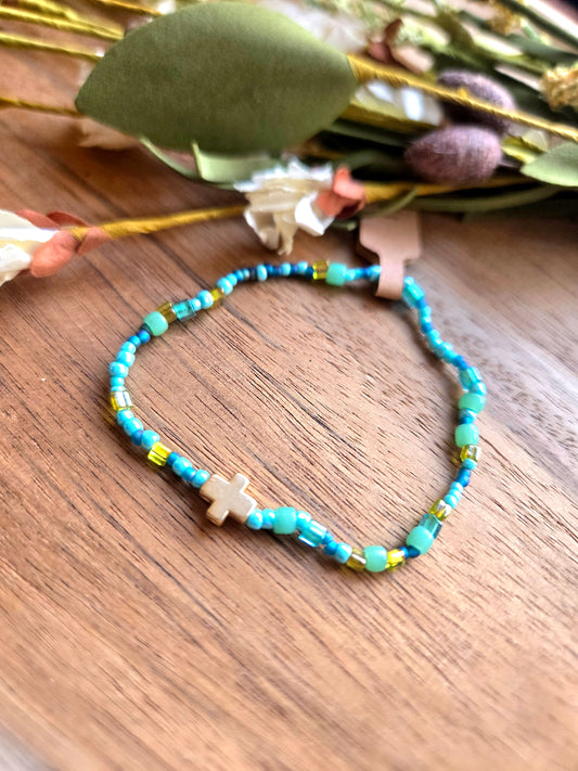 Seeds of Hope Cross Bracelet