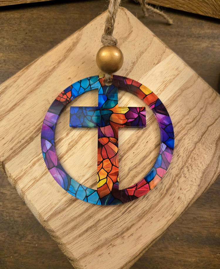 Stained Glass Car Hanger