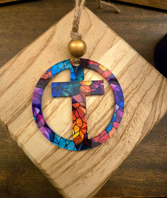 Stained Glass Car Hanger