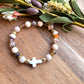 Radiant Faith Neutral Cross Bracelet