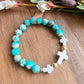 Turquoise Triple Cross Bracelet