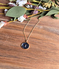 Black Cross Charm Necklace