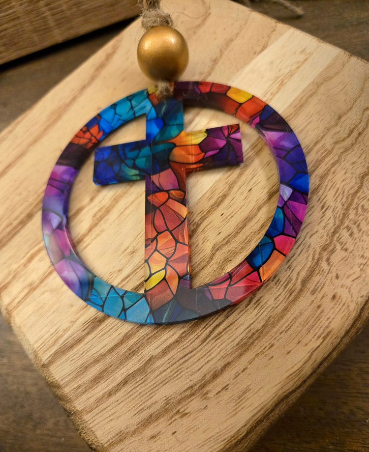 Stained Glass Car Hanger